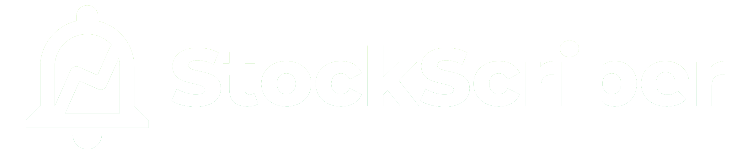 StockScriber logo white